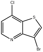 3-溴-7-氯-噻吩并[3,2-B]吡啶 结构式