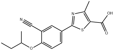 非布索坦杂质J 结构式