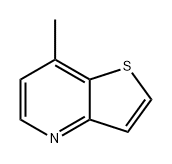 7-甲基噻吩并[3,2-B]吡啶 结构式