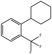 1-环己基-2-(三氟甲基)苯 结构式