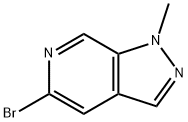 5-溴-1-甲基-1H-吡唑并[3,4-C]吡啶 结构式