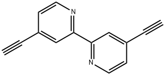 4,4'-双乙炔基-2,2'-联吡啶 结构式