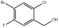 4-溴-2-氯-5-氟苯甲醇 结构式