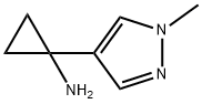 1-(1甲基-1H-吡唑-4-基)-环丙胺 结构式