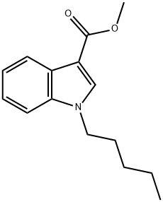 methyl-1-pentyl-1H-indole-3-Carboxylate 结构式