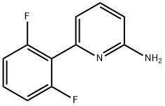 6-(2,6-DIFLUOROPHENYL)PYRIDIN-2-AMINE 结构式