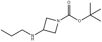 3-Propylamino-azetidine-1-carboxylic acid tert-butyl ester 结构式