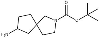 TERT-BUTYL 7-AMINO-2-AZASPIRO[4.4]NONANE-2-CARBOXYLATE 结构式