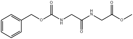 2-(2-(((苄氧基)羰基)氨基)乙酰氨基)乙酸甲酯 结构式