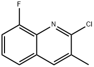 2-氯-3-甲基-8-氟喹啉 结构式