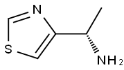 (S)-1-噻唑-4-基-乙胺 结构式