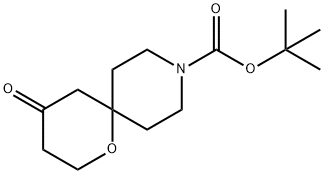 4-氧代-1-氧代-9-氮杂螺环[5.5]十一烷-9-羧酸叔丁酯 结构式