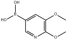 5,6-dimethoxypyridin-3-ylboronic acid 结构式