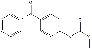 METHYL N-(4-BENZOYLPHENYL)CARBAMATE 结构式