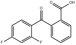 2-(2,4-Difluorobenzoyl)benzoic acid 结构式