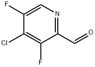 4-氯-3,5-二氟-吡啶-2-甲醛 结构式
