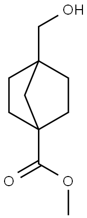 4-(羟甲基)双环[2.2.1]庚烷-1-羧酸甲酯 结构式