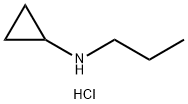 N-丙基环丙胺盐酸盐 结构式