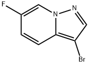 3-溴-6-氟吡唑并[1,5-A]吡啶 结构式