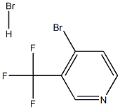4-溴-3-(三氟甲基)吡啶氢溴酸盐 结构式