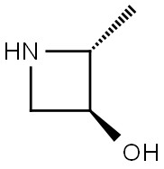 反式-2-甲基氮杂环丁烷-3-醇 结构式