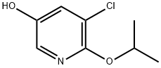 5-氯-6-异丙氧基吡啶-3-醇 结构式