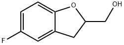 (5-氟-2,3-二氢-1-苯并呋喃-2-基)甲醇 结构式