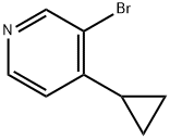 3-溴-4-环丙基吡啶 结构式