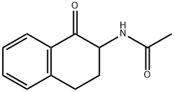 N-(1,2,3,4-tetrahydro-1-oxo-2-naphthalenyl)Acetamide 结构式