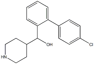 (4'-chloro-[1,1'-biphenyl]-2-yl)(piperidin-4-yl)methanol 结构式