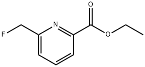 ethyl 6-(fluoromethyl)picolinate 结构式