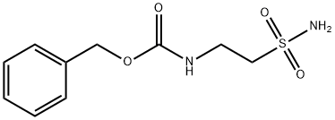 (2-氨磺酰基 - 乙基) - 氨基甲酸苄酯 结构式