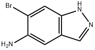 6-溴-1H-吲唑-5-胺 结构式