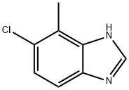 4-甲基-5-氯苯并咪唑 结构式