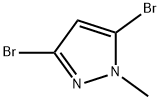 3,5-二溴-1-甲基-1H-吡唑 结构式