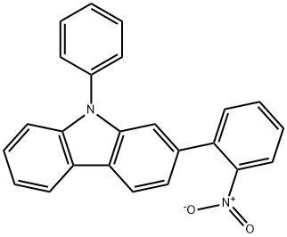 2-(2-Nitrophenyl)-9-phenyl-9h-carbazole 结构式