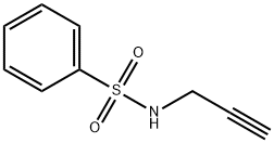 N-(丙-2-炔-1-基)苯磺酰胺 结构式