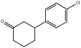 3-(4-氯苯基)环己烷-1-酮 结构式