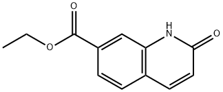Ethyl 2-oxo-1,2-dihydroquinoline-7-carboxylate 结构式