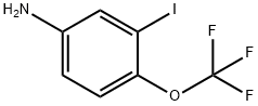 3-Iodo-4-(trifluoromethoxy)aniline 结构式