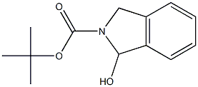 1-羟基异二氢吲哚-2-羧酸叔丁酯 结构式