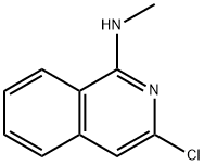 3-CHLORO-N-METHYLISOQUINOLIN-1-AMINE 结构式