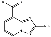 2-Amino-[1,2,4]triazolo[1,5-a]pyridine-8-carboxylic acid 结构式