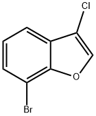 7-bromo-3-chlorobenzofuran 结构式