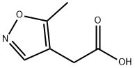 5-甲基异噁唑-4-乙酸 结构式