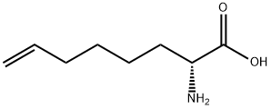 (2R)-2-氨基-7-烯-辛酸 结构式