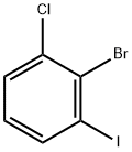 1-溴-2-氯-6-碘苯 结构式