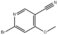 6-溴-4-甲氧基吡啶-3-腈 结构式