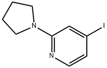 4-碘-2-吡咯烷-1-基吡啶 结构式