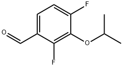 2,4-二氟-3-(1-甲基乙氧基)苯甲醛 结构式
